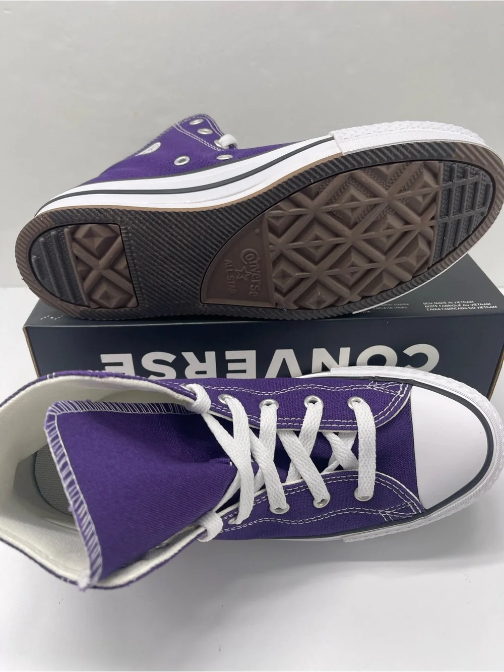 Converse WMNS CTAS EVA LIFT HI BLACKBERRY JAM/WHITE/EGRET Platform Sneakers